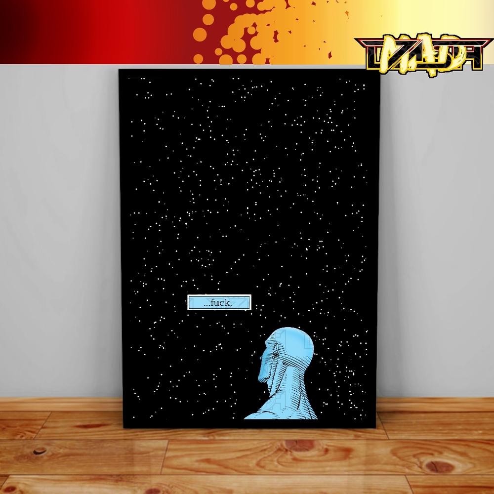 DC Superhero Watchman Dr Manhattan Superman Print Infinite Crisis Comic Custom